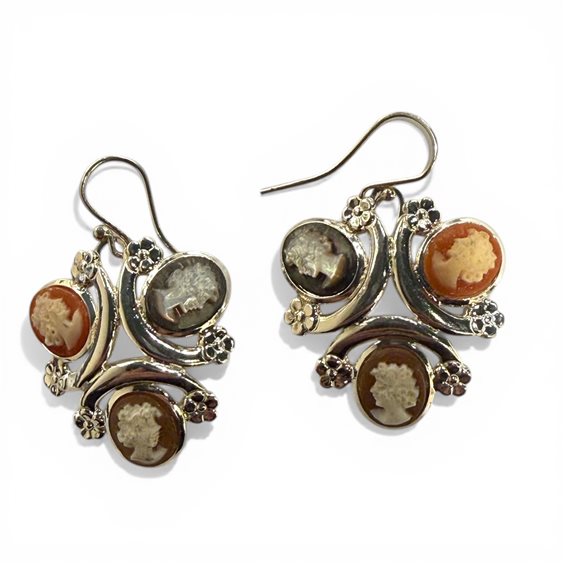 Pendientes Mandile 1922 Mujer Cammei  in Plata Conchiglia 2MORCM42 - 2MORCM42